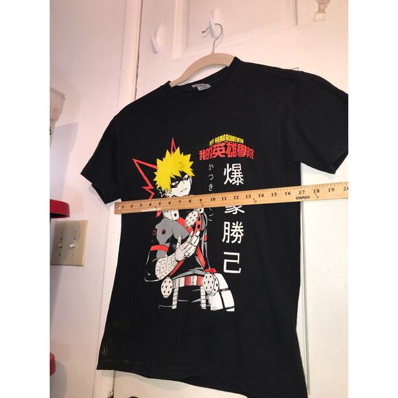My Hero Academia T-Shirt Men’s S Black Anime Katsuki Bakugo Graphic - Picture 10 of 12